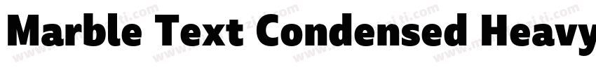 Marble Text Condensed Heavy字体转换